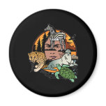 Nature montage refrigerator magnets