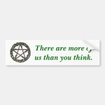 Nature Pentacle Bumper Sticker