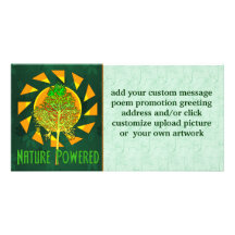 Nature Powered Personalized Photo Card