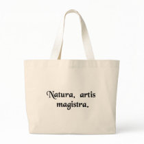 Nature, the mistress of art. tote bag