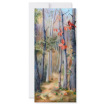Natures Path Cardinal Bookmark Customized Rack Card