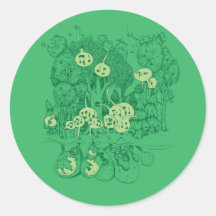 Natures Symphony Round Sticker