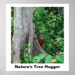 Nature's Tree Hugger posters