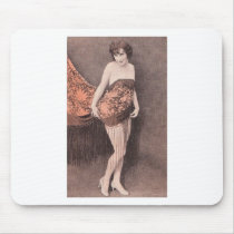 Naught Vintage Lady Mousepad