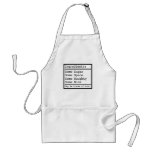 Naughty and Nice Apron