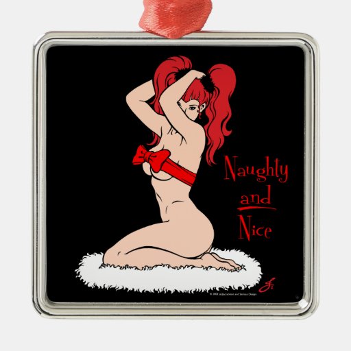 Naughty And Nice! Christmas Tree Ornament