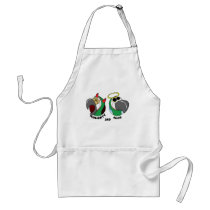Naughty and Nice Severe Macaw Aprons