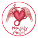 Naughty Angel stickers