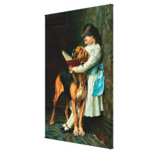 Naughty Boy or Compulsory Education Gallery Wrapped Canvas
