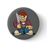 Naughty Boy with Knife Button