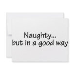 Naughty But In A Good Way invitations