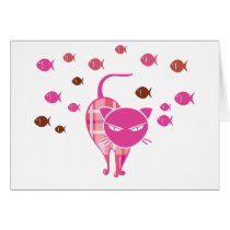Naughty Cat Card