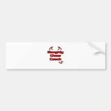 Naughty Cheer Coach Bumper Stickers