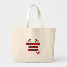 Naughty Cheer Coach Tote Bag