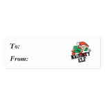 Naughty Christmas Elf business cards