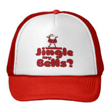 Naughty Christmas Parody Trucker Hats