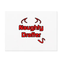 Naughty Drafter Post Card