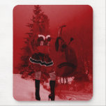 Naughty Elf - Christmas mousepads