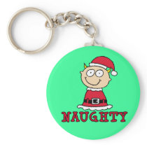Naughty Elf Gift Keychains