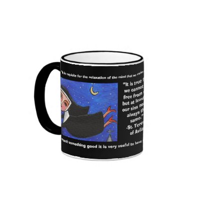Naughty Flying Nun - Mug of Quotes by folkartblonde