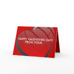 Naughty Girl Happy Valentines Day Greeting Card