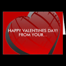 Naughty Girl Happy Valentines Day Greeting Card cards