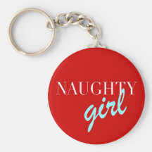 Naughty Girl Keychain