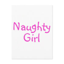 Naughty Girl Postcard