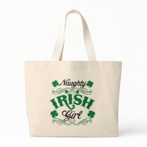Naughty Irish Girl Tote Bag