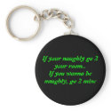 Naughty Keychain