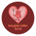 Naughty Little Devil stickers