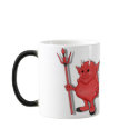 Naughty Little Devil with Text mugs