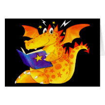 Naughty Little Dragon Card