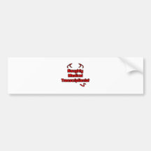 Naughty Medical Transcriptionist Bumper Sticker