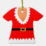 Naughty Mrs. Claus Custom Holiday Ornament