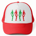 Naughty & Nice Sexy Xmas Silhouettes Hat
