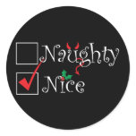 Naughty Nice stickers