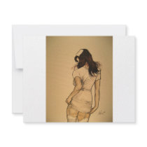 Naughty Nurse Personalized Invitations