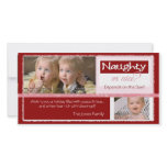 Naughty or Nice   ~   Christmas Card photo cards