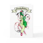 Naughty Or Nice - Greeting Card