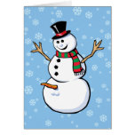 Naughty Snowman Cards