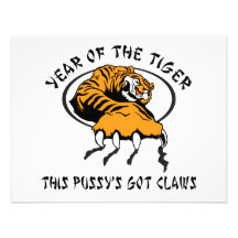 Naughty Women's Year of The Tiger 2010 Invite