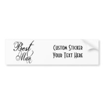 Naughy Grunge Script - Best Man Black