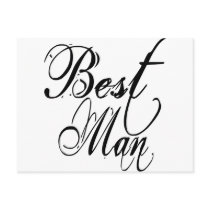 Naughy Grunge Script - Best Man Black