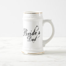 Naughy Grunge Script - Bride's Dad Black Coffee Mugs