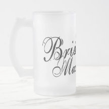 Naughy Grunge Script - Bride's Maid Black Coffee Mug