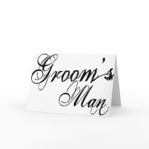 Naughy Grunge Script - Groom's Man Black