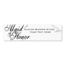 Naughy Grunge Script - Maid Of Honour Black
