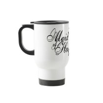 Naughy Grunge Script - Maid Of Honour Black Mug