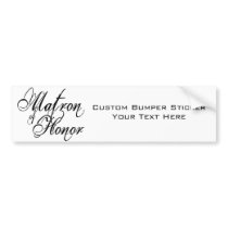 Naughy Grunge Script - Matron Of Honour Black